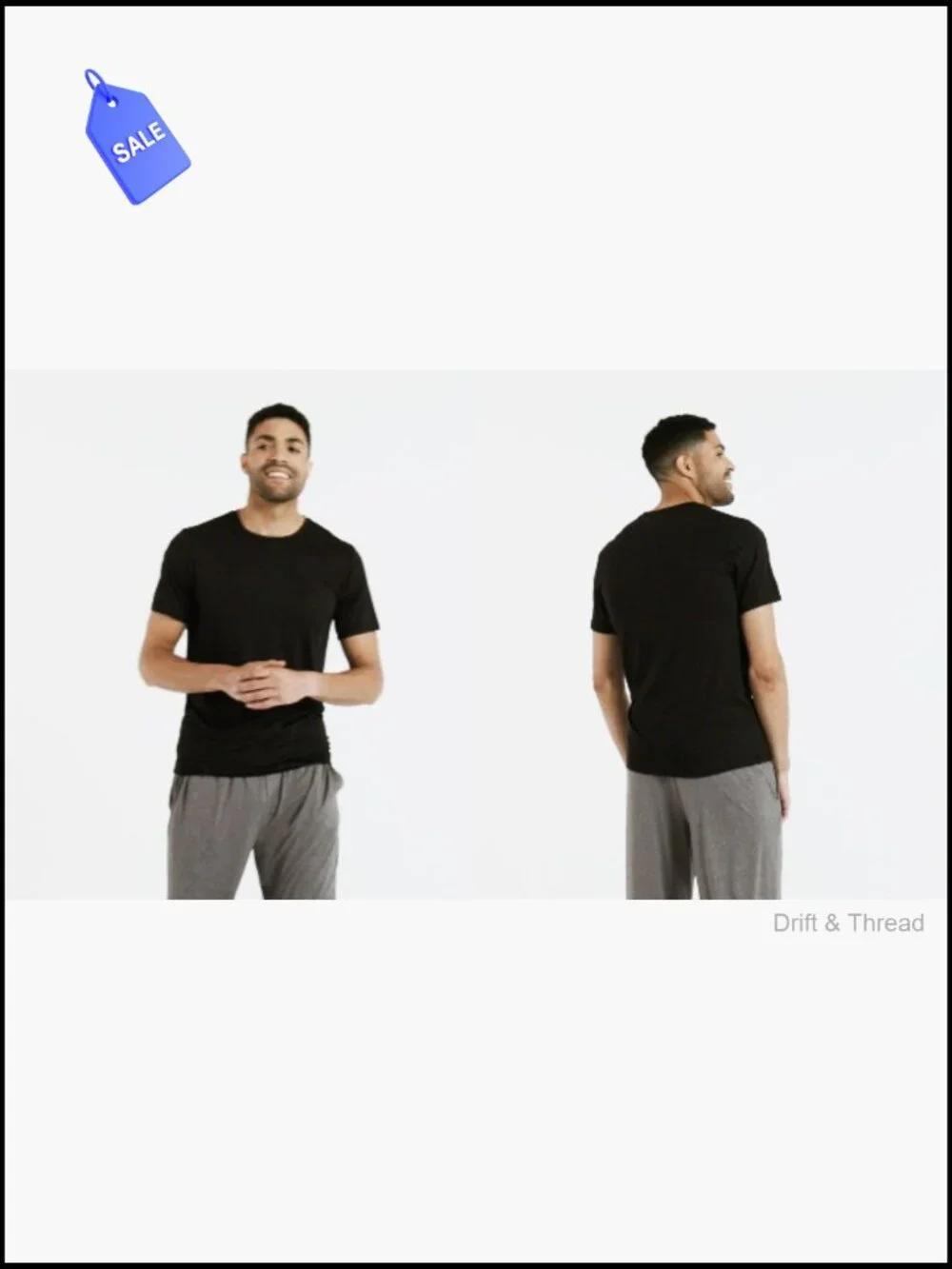 Men's Cool Classic Crewneck T-Shirt, Anti-Odor, Quick Dry, Stretch